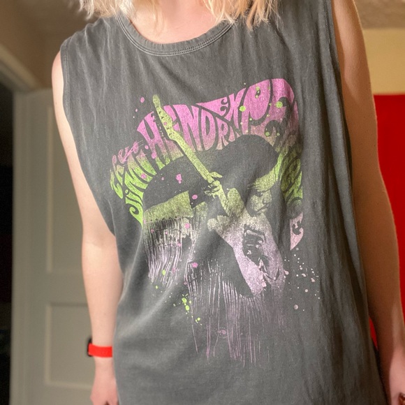 The Jimi Hendrix experience gray T-shirt dress - Picture 4 of 9